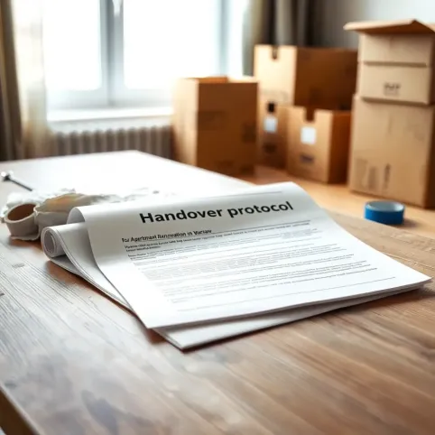 Protokół przekazania mieszkania do remontu Warszawa